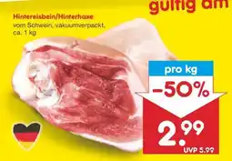 Netto Marken-Discount Hintereisbein / Hinterhaxe Angebot