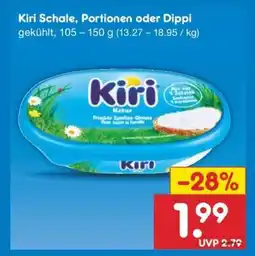 Netto Marken-Discount Kiri Schale, Portionen oder Dippi Angebot