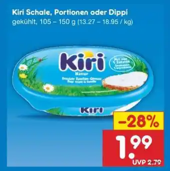Netto Marken-Discount Kiri Schale, Portionen oder Dippi Angebot