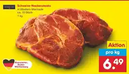 Netto Marken-Discount Schweine- nackensteaks Angebot
