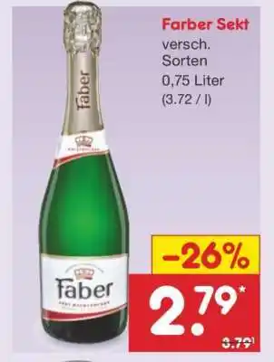 Netto Marken-Discount Farber Sekt Angebot