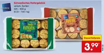 Netto Marken-Discount Schwedisches Hafergebäck Angebot
