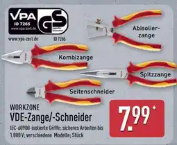 Aldi Nord WORKZONE VDE-Zange/-Schneider Angebot