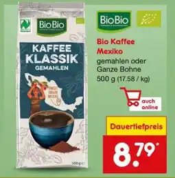 Netto Marken-Discount Bio Kaffee Mexiko Angebot