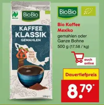 Netto Marken-Discount Bio Kaffee Mexiko Angebot
