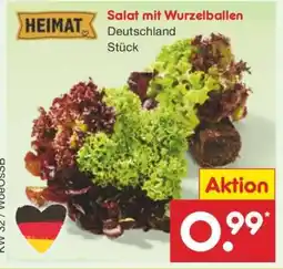 Netto Marken-Discount Salat mit Wurzelballen Angebot