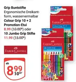 Globus Faber-castell colour grip 10 + 2 promotion-etui Angebot