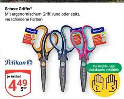 Globus Pelikan schere griffix Angebot