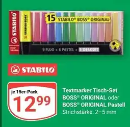Globus Stabilo textmarker tisch-set boss original Angebot