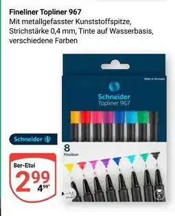 Globus Schneider fineliner topliner 967 Angebot