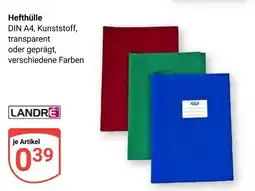 Globus Landré hefthülle din a4 Angebot