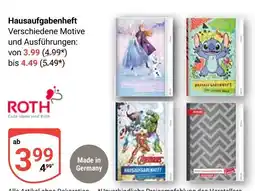 Globus Roth hausaufgabenheft frozen Angebot