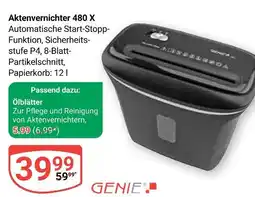Globus Genie aktenvernichter 480 x Angebot