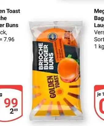 Globus Golden toast brioche burger buns Angebot