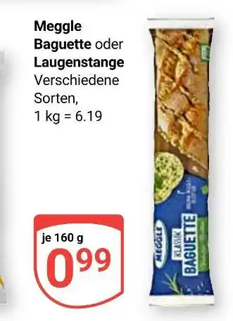 Globus Meggle baguette Angebot