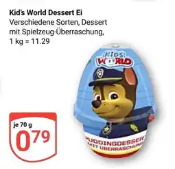 Globus Kid’s world dessert ei Angebot