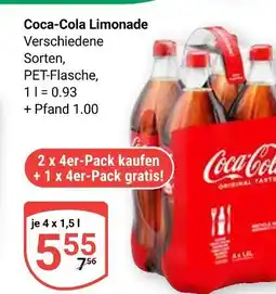 Globus Coca-cola limonade Angebot