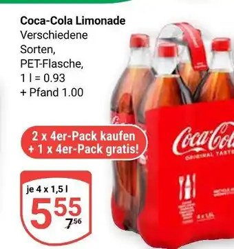 Globus Coca-cola limonade Angebot