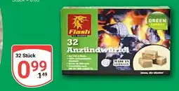 Globus Flash 32 anzündwürfel Angebot