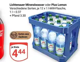 Globus Lichtenauer mineralwasser Angebot