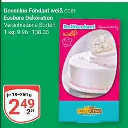 Globus Decocino fondant weiß Angebot