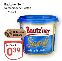 Globus Bautz'ner senf mittelscharf Angebot