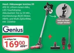 Globus Genius hand-/akkusauger invictus x9 Angebot