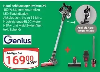 Globus Genius hand-/akkusauger invictus x9 Angebot