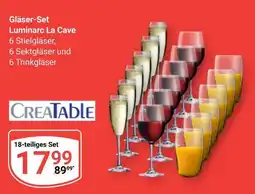 Globus Creatable gläser-set luminarc la cave Angebot