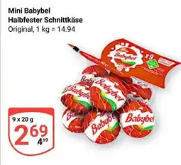 Globus Babybel mini babybel halbfester schnittkäse Angebot