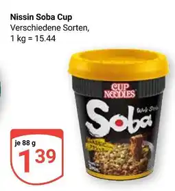 Globus Nissin soba cup Angebot