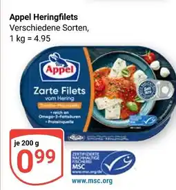 Globus Appel heringfilets Angebot