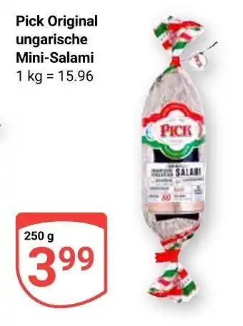 Globus Pick original ungarische mini-salami Angebot
