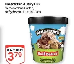 Globus Unilever ben & jerry's eis half baked Angebot
