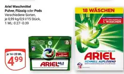 Globus Ariel waschmittel pulver Angebot