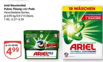 Globus Ariel waschmittel pulver Angebot