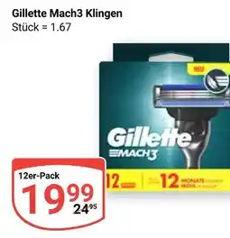 Globus Gillette mach3 klingen Angebot