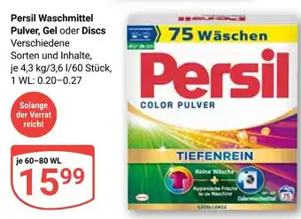 Globus Persil waschmittel pulver Angebot