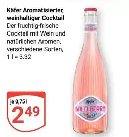 Globus Käfer aromatisierter, weinhaltiger cocktail Angebot