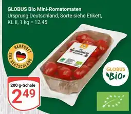 Globus Globus bio mini-romatomen Angebot