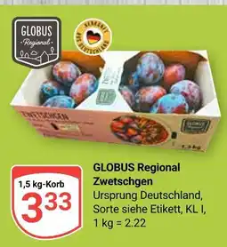 Globus Globus regional zwetschgen Angebot