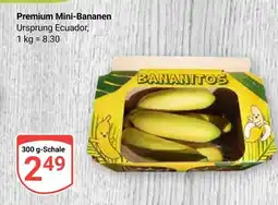 Globus Premium mini-bananen Angebot
