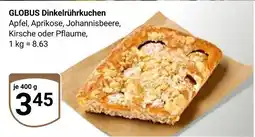 Globus Globus dinkelrührkuchen apfel Angebot