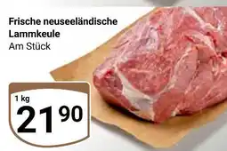 Globus Frische neuseeländische lammkeule Angebot