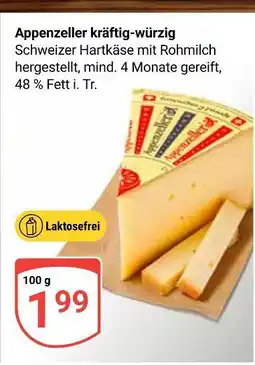 Globus Appenzeller kräftig-würzig Angebot