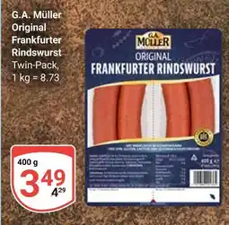 Globus G.a. müller original frankfurter rindswurst Angebot