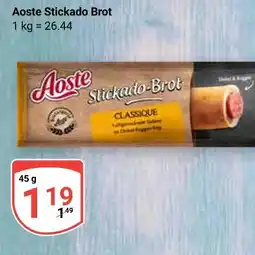 Globus Aoste stickado brot Angebot