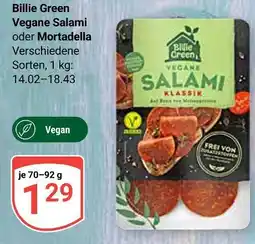 Globus Billie green vegane salami Angebot