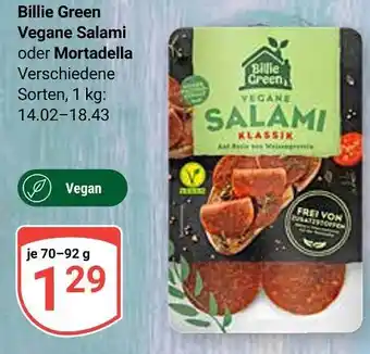 Globus Billie green vegane salami Angebot