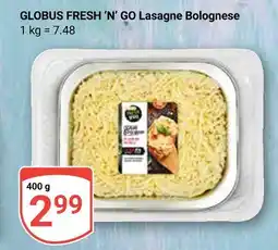 Globus Globus fresh 'n' go lasagne bolognese Angebot